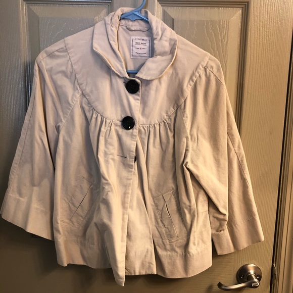 Cream Old Navy Jacket - Picture 1 of 1